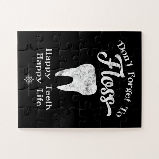 Vergeet niet om Chalkboard te laten smelten Legpuzzel (Horizontaal)