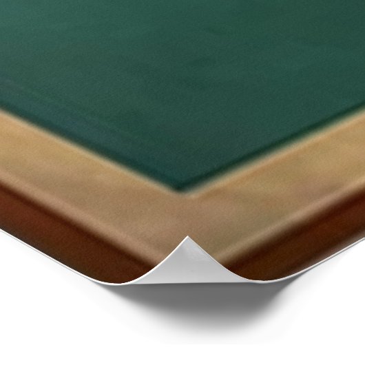 Vergeet niet om Funny Cat Poster af te vegen (Hoek)