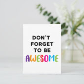 Vergeet niet om Geweldige Motivatie te zijn (Staand voorkant)