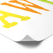 Vergeet niet om geweldige poster voor afdrukken te (Hoek)