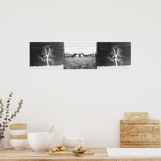 Vergeet niet om je echt te voelen poster (Keuken)