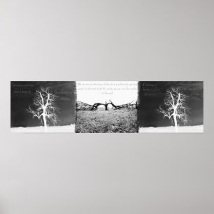 Vergeet niet om je echt te voelen poster