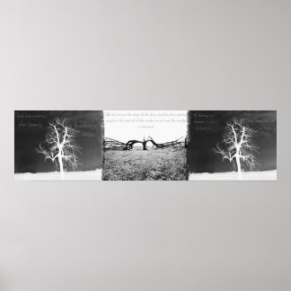 Vergeet niet om je echt te voelen poster