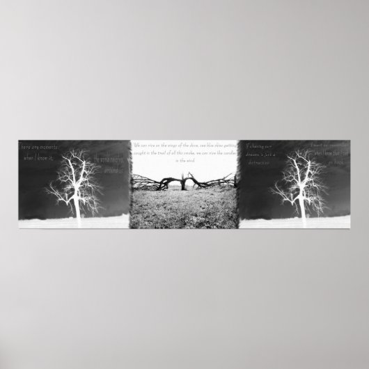 Vergeet niet om je echt te voelen poster (Voorkant)