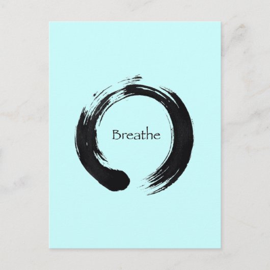 Vergeet niet om te Breathe! Briefkaart (Voorkant)