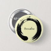 Vergeet niet om te Breathe! Ronde Button 5,7 Cm (Voorkant /achterkant)