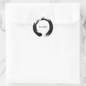 Vergeet niet om te Breathe! Ronde Sticker (Tas)