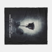 Vergeet niet om te dansen in het Moonlight Fleece Deken (Voorkant (Horizontaal))