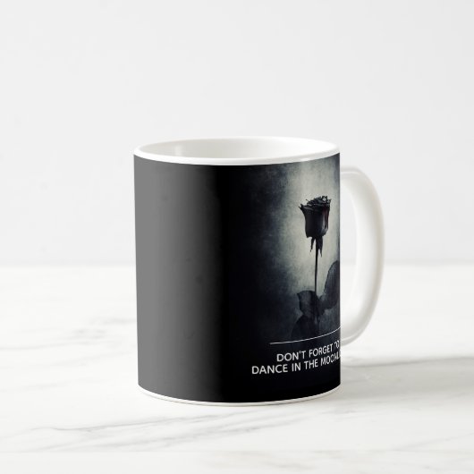 Vergeet niet om te dansen in het Moonlight Koffiemok (Voorkant rechts)