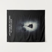 Vergeet niet om te dansen in het Moonlight Wandkleed (Voorkant (horizontaal))