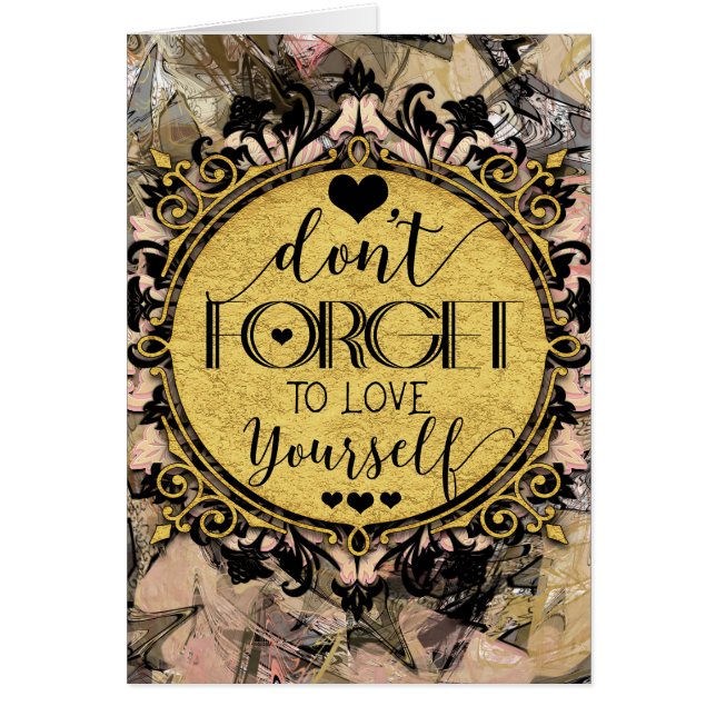 Vergeet niet om van jezelf te houden, zwarte zwijn (Voorkant)