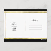 Vergeet niet om van jezelf te houden, zwarte zwijn briefkaart (Achterkant)