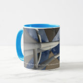 "Vergeet niet op te kijken" Mok (Voorkant links)