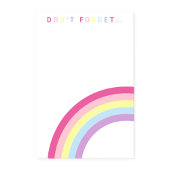 Vergeet niet.. Schattigee Rainbow Post-it Notes