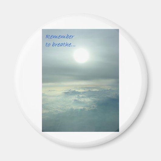 Vergeet niet te ademen magneet (Voorkant)