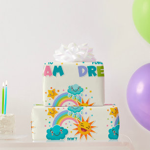 Vergeet niet te dromen van Inspirerend zonnewolken Cadeaupapier