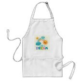 Vergeet niet te dromen van Inspirerend zonnewolken Standaard Schort (Voorkant)