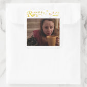 Vergeet niet wanneer Sticker RandEdge Square (Tas)