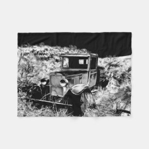 Vergeet niet wanneer -  vrachtwagen fleece deken