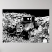 Vergeet niet wanneer -  vrachtwagen poster (Voorkant)