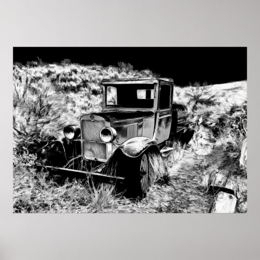 Vergeet niet wanneer -  vrachtwagen poster (Voorkant)