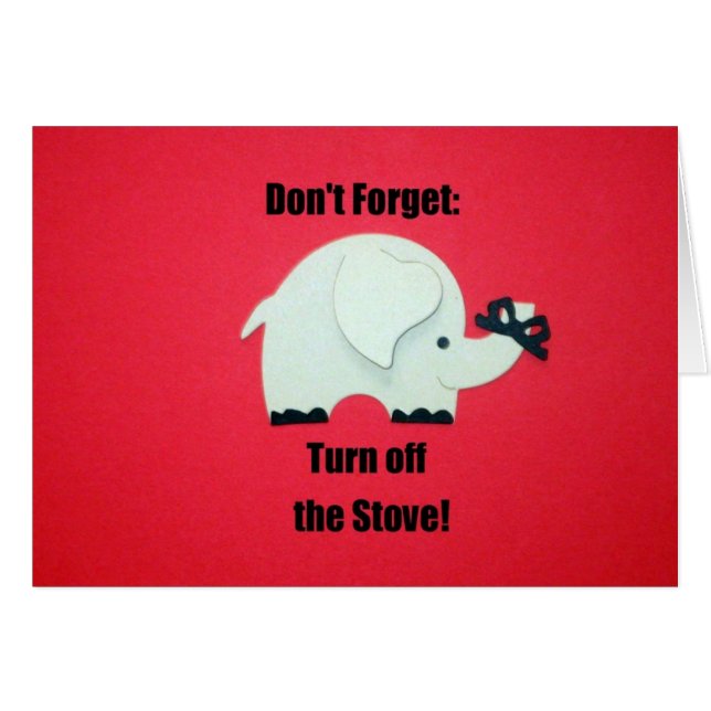 Vergeet niet: zet de kachel uit! (Voorkant Horizontaal)