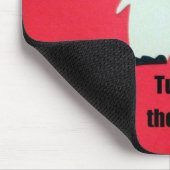 Vergeet niet: zet de kachel uit! muismat (Hoek)