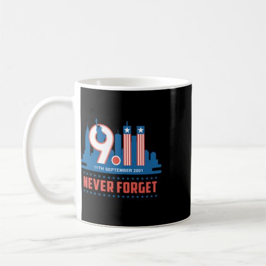 Vergeet nooit 11 september 2001 Memorial Day Ameri Koffiemok (Links)