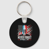 Vergeet nooit 11 september 2001 Memorial Day Ameri Sleutelhanger (Voorkant)