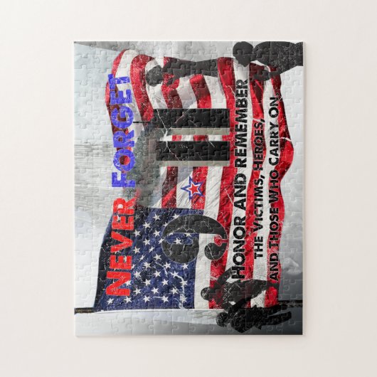 Vergeet nooit 11 september legpuzzel (Verticaal)