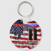 Vergeet nooit 11 september sleutelhanger (Voorkant)
