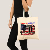 Vergeet nooit 11 september tote bag (Voorkant (product))