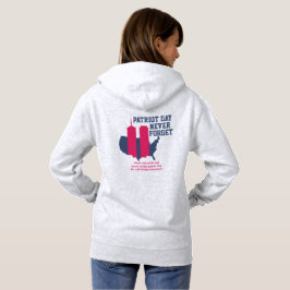 Vergeet nooit 911 20e Jubileum patriotdag 2021 Hoodie