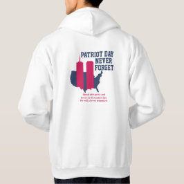 Vergeet nooit 911 20e Jubileum patriotdag 2021 Hoodie