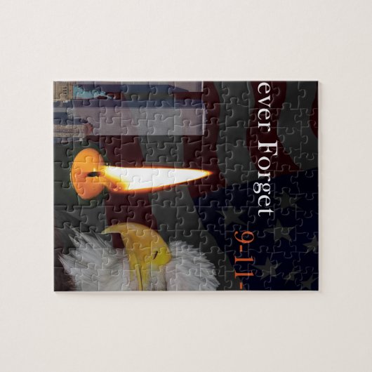 Vergeet nooit 9-11-01 legpuzzel (Horizontaal)