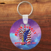 VERGEET NOOIT 9-11-2001 CBDOilPrincess Sleutelhanger (Voorkant)