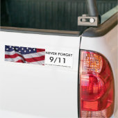 VERGEET NOOIT 9/11 bumpersticker (Op Truck)