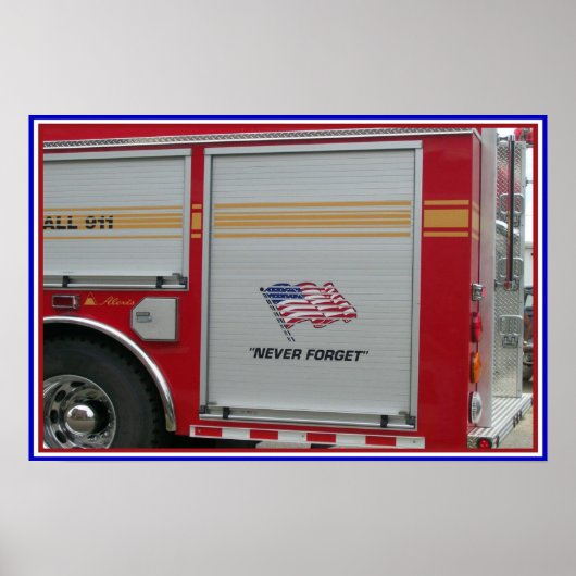 Vergeet nooit 9-11 poster (Voorkant)