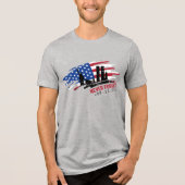 Vergeet nooit 9/11 Tri-Blend shirt (Voorkant)