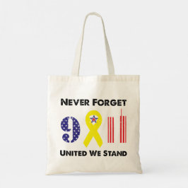 Vergeet nooit 9 11 Verenigde Staten. Tote Bag