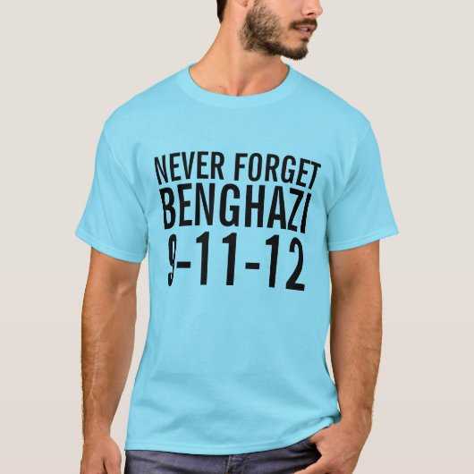 VERGEET NOOIT BENGHAZI T-shirts (Voorkant)