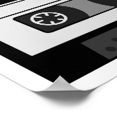 Vergeet nooit Cassette Funny Poster (Hoek)