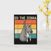 Vergeet nooit dat Ed de Zebra heeft gevangen Kaart (Gele Bloem)
