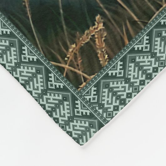 Vergeet nooit dat ik van je hou... fleece deken (Hoek)