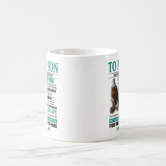 Vergeet nooit dat ik van jou hou koffiemok (Center)