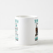 Vergeet nooit dat ik van jou hou. koffiemok (Center)