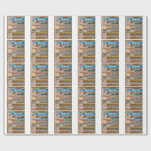 Vergeet nooit dat ik van jou hou - papa is een zoo cadeaupapier (Vlak)