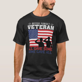Vergeet nooit dat Veteran allemaal wat gaf T-shirt