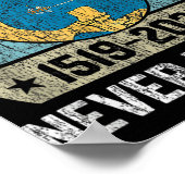 Vergeet nooit de Golf van Mexico 1519 2025 Poster (Hoek)