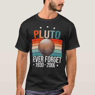Vergeet nooit de retro planeetastronomie Space5 T-shirt